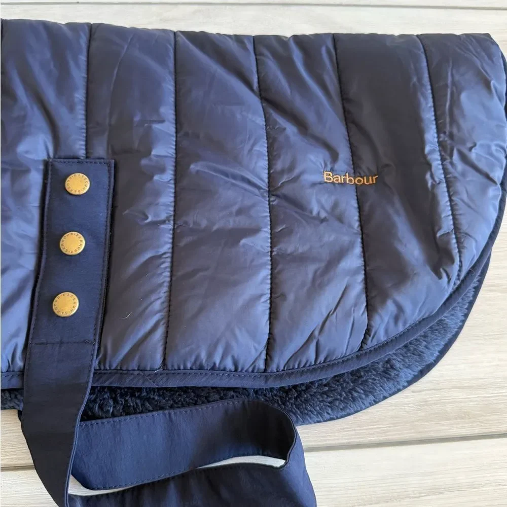 Barbour Brampton Quilted Dog Coat Navy XL NWT IN PACKAGE